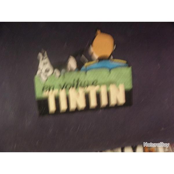 Sac Cartable Serviette Atlas EN VOITURE TINTIN Tissus �pais brod�