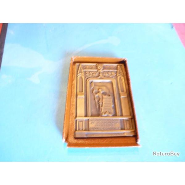 MO MEDAILLE NOMINATIVE  RECTANGULAIRE BRONZE DE L UDSSM
