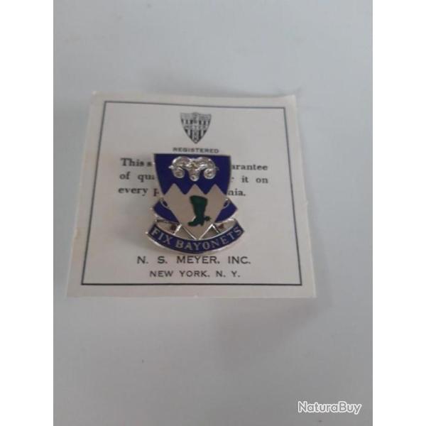 INSIGNE METAL TYPE CREST "FIX BAYONETS"
