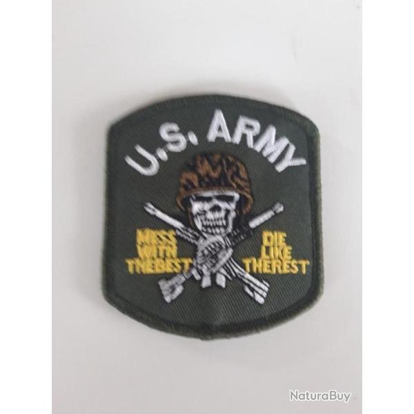 PATCH VELCRO "U.S. ARMY SKULL"
