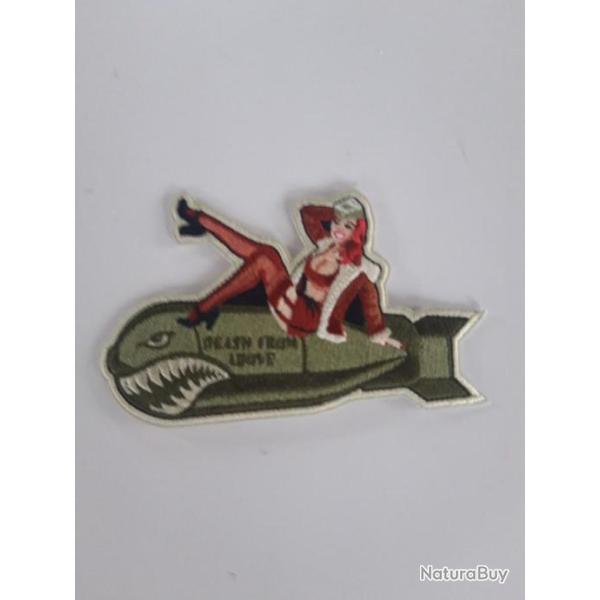 PATCH TISSU "PIN-UP GIRL BOMB"