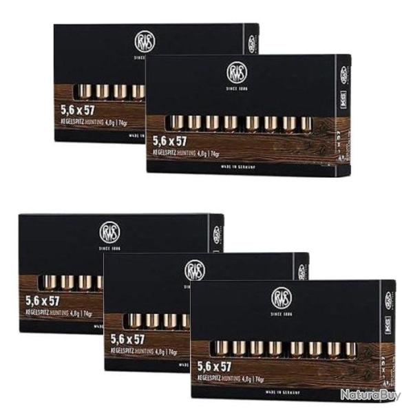 Balles RWS KS - 5.6x57 / Par 5