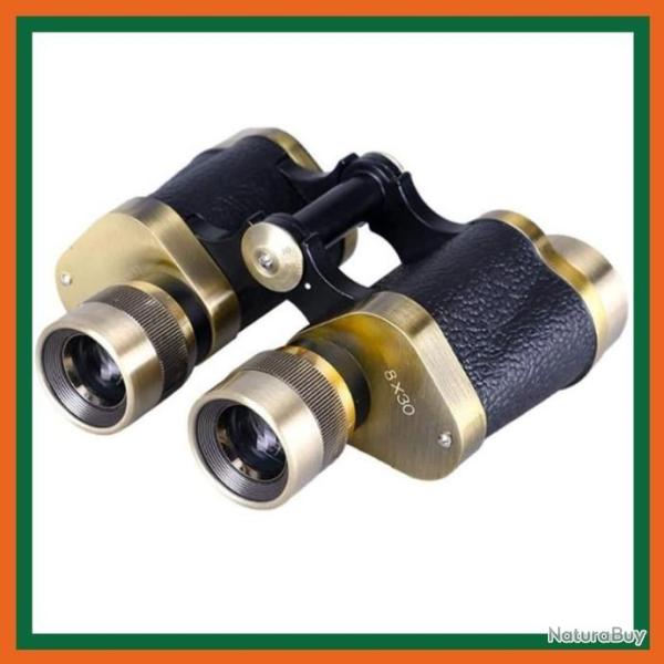 Jumelles 8x30 en bronze - Port�e 2000m - Etanche -  Livraison gratuite