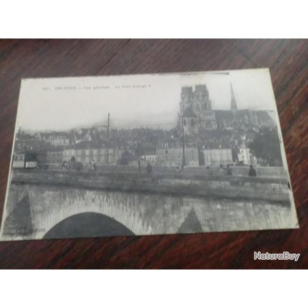 CP  dpt  45  ORLEANS  VUE PONT GEORGES V
