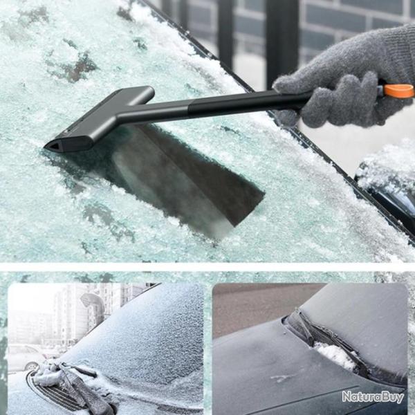 Grattoir � glace voiture brise-glace pare-brise nettoyage rapide brosse en verre d�neigeur outil TPU