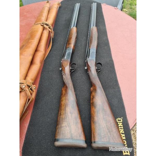 Jolie Paire de PERAZZI MX20C en cal 20/76.