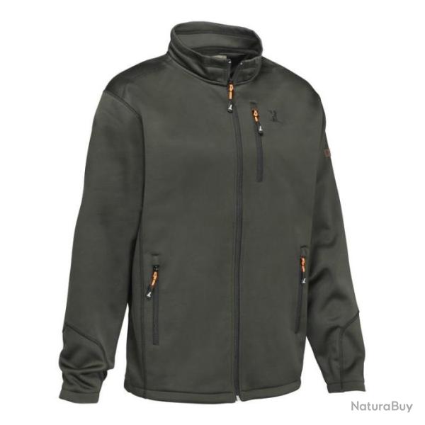 Sweat Shirt Enfant Zipp�  Percussion Kaki  - Taille 10A