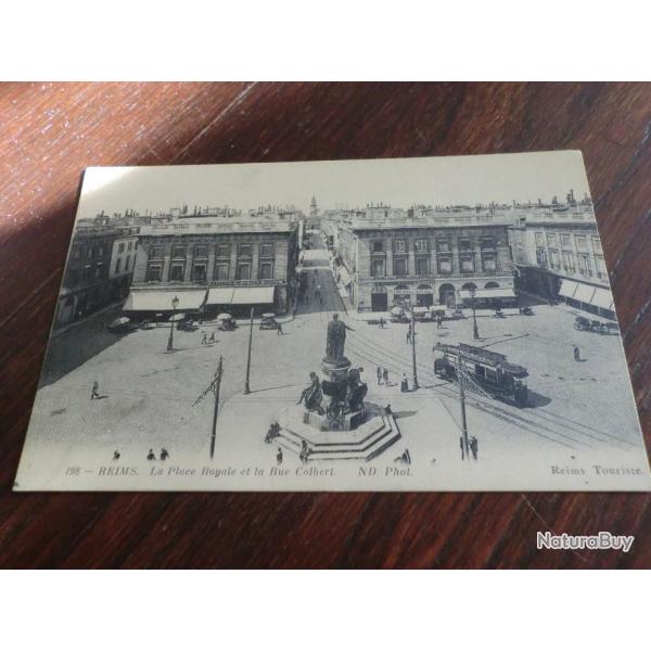 CP  dpt  51 REIMS  PLACE ROYALE