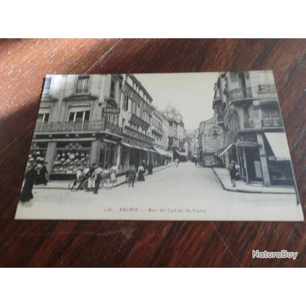 CP  dpt  51 REIMS  RUE DU CADRAN ST PIERRE