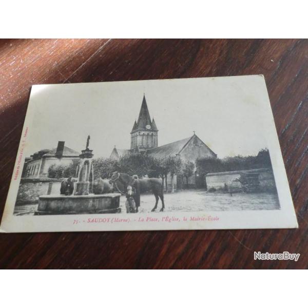 CP  dpt  51  SAUDOY  LA PLACE