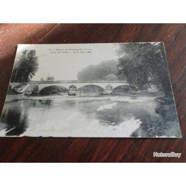 CP  dpt  51  VITRY LE FRANCOIS  PONT DES INDES