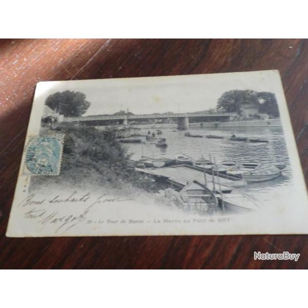 CP  dpt  51  LA TOUR DE MARNE  AU  PONT DE BRY