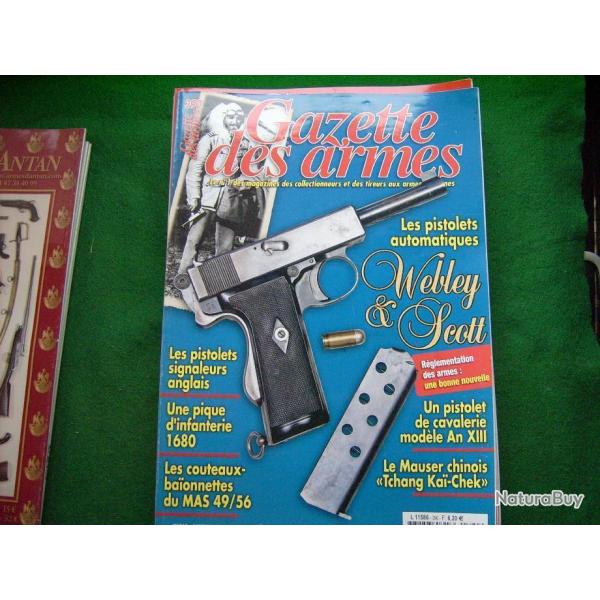 GAZETTE DES ARMES num�ros disponibles;390/393/