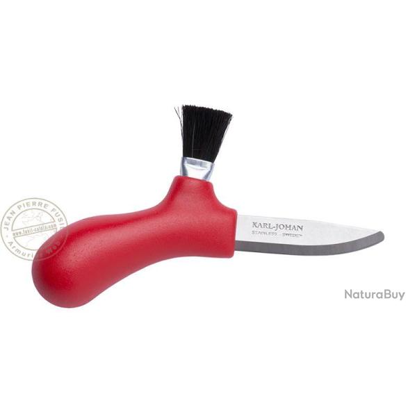 MORAKNIV - Couteau � champignons Karl-Johan Rouge