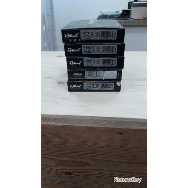 !!!NEUF!!! CARTOUCHES ROTTWEIL MAGNUM 52GR BJ 12/76 PB2 PAR 50!!!!