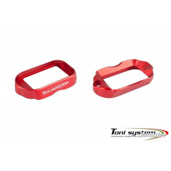 Bas de poign�e tactique pour Glock 19 g�n.3 - Rouge - TONI SYSTEM