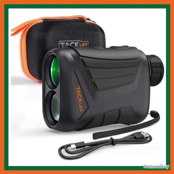 T�l�m�tre de chasse 800m - Noir et orange - Livraison gratuite et rapide