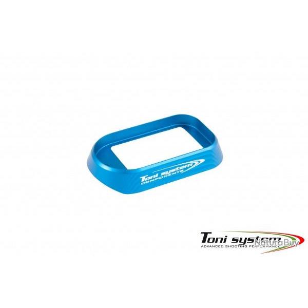 Bas de poign�e standard pour Glock 19 gen 4 - Bleu - TONI SYSTEM