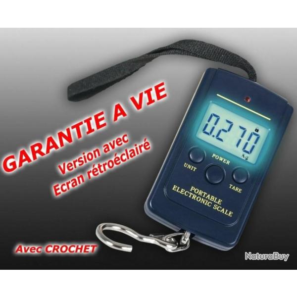 P�se Bagages �lectronique Peson Balance P�che crochet suspendue Poisson 40kg