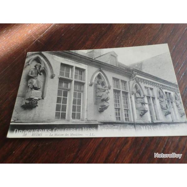 CP  dpt  51  REIMS LA MAISON DES MUSICIENS