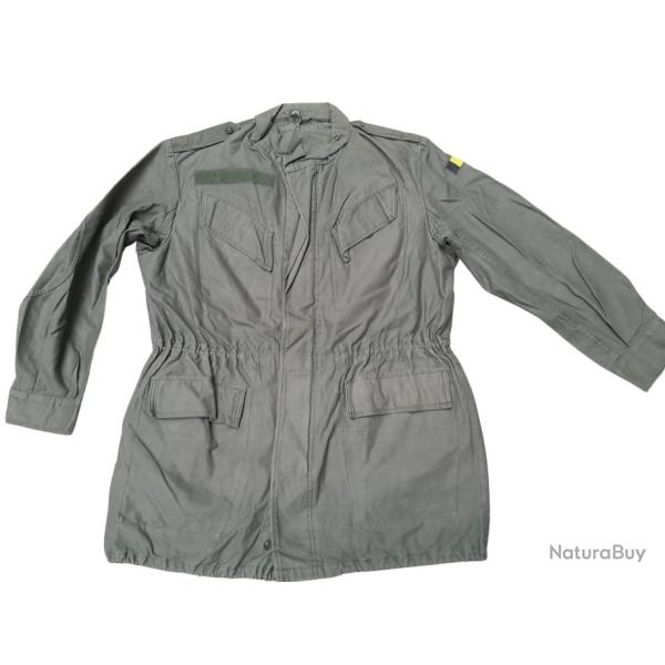 Arm�e Belge - Parka kaki 4 poches - Taille XL civile fran�aise-Tour de poitrine 112 cm ...
