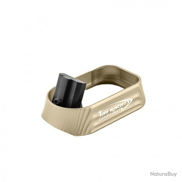 Bas de poign�e standard pour Glock 21, largeur 44,5 mm - Sable - TONI SYSTEM