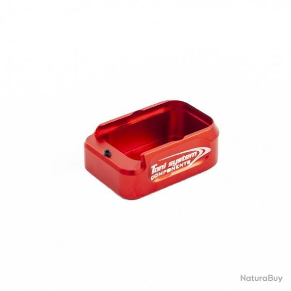 Pad +2 coups pour Glock 21 (pour bas de poign�e) - Rouge - TONI SYSTEM