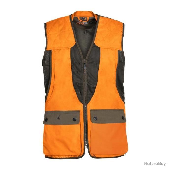 Gilet De Chasse Game Winner Orange, Homme Taille 2XL, Vintage, Avec Nombreuses Poches