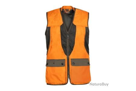 Gilet De Chasse/pêche Vintage Ruff Hewn Homme, Kaki, Grandes Poches Zippées, Nylon, Taille L
