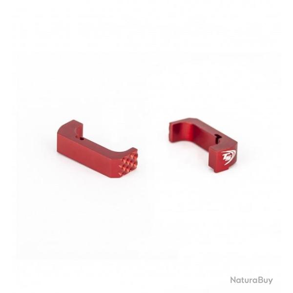 Bouton de dblocage chargeur interchangeable pour Glock 4e et 5e gnration - Rouge - TONI SYSTEM