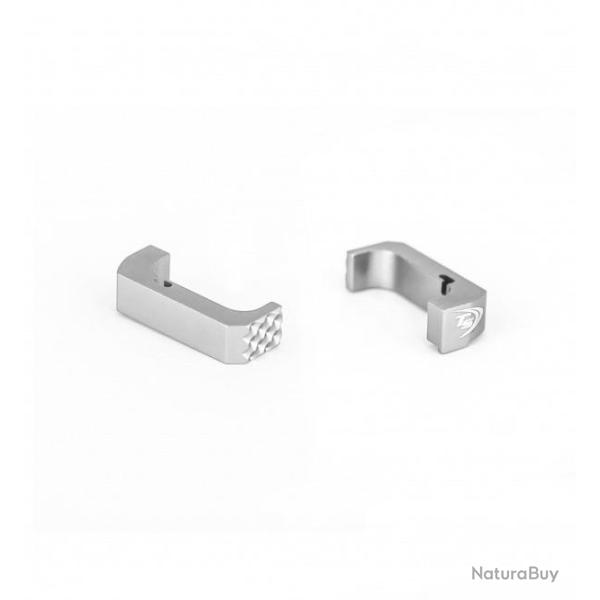 Bouton de d�blocage chargeur interchangeable pour Glock 4e et 5e g�n�ration - Gris - TONI SYSTEM