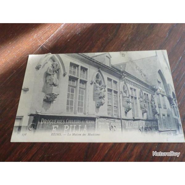 CP  dpt  51  REIMS LA MAISON DES MUSICIENS  I