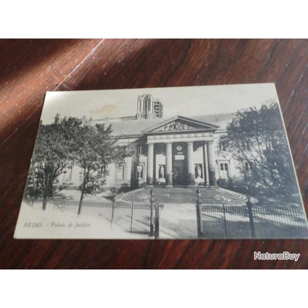 CP  dpt  51  REIMS  PALAIS  DE JUSTICE