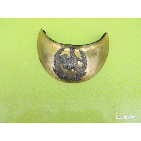 VENDU PAR CUIRASSIER11 HAUSSE COL OFFICIER INFANTERIE 1852 (VARIANTE) MONARCHIE DE JUILLET