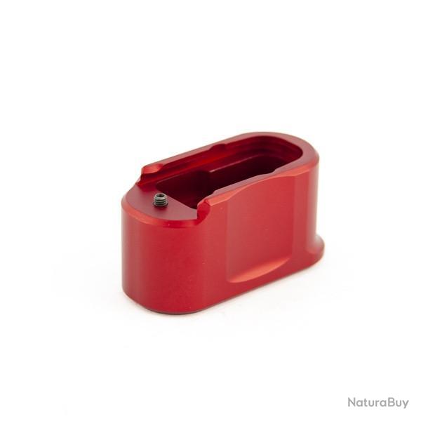 +2 extension de chargeur rond pour Glock 43 - Rouge - TONI SYSTEM