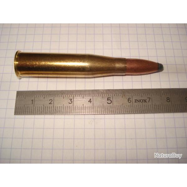 une cartouche de 8x56 RS Mannlicher ogive demi blind�e de marque PPU pour collection