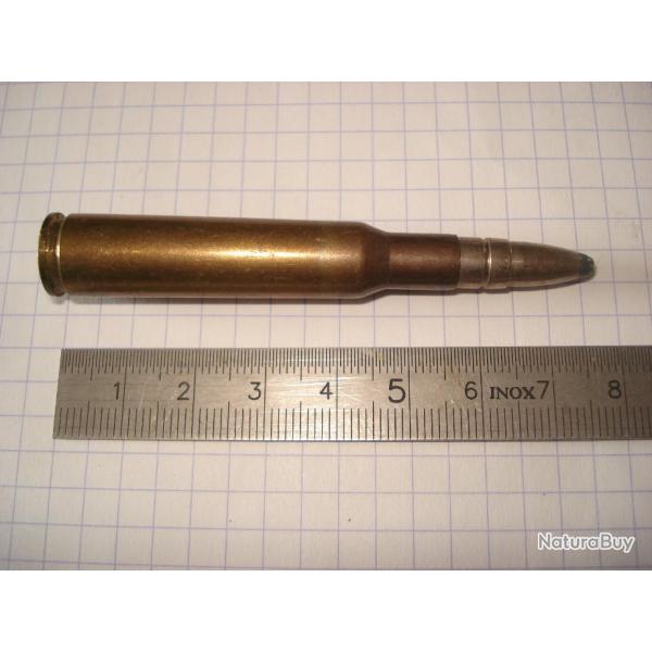 une cartouche de 7x57 mauser ogive demi blind�e de marque RWS  pour collection