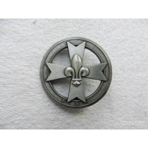 insigne badge m�tal scout FSE avec son �pingle
