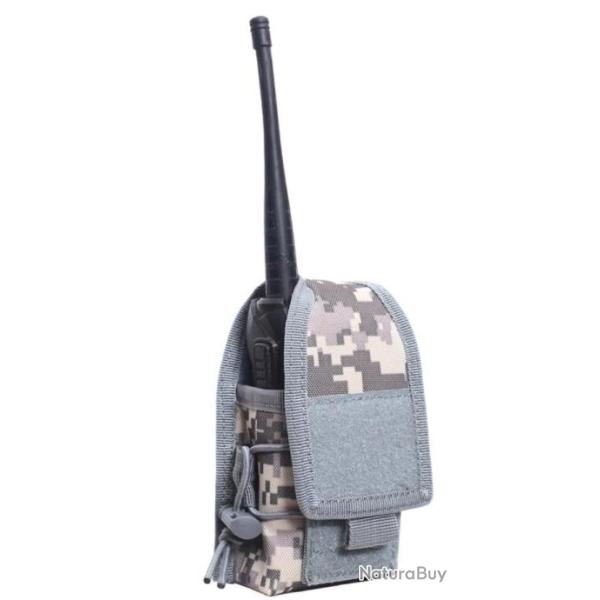 HOUSSE TALKIE-WALKIE RADIO BAOFENG UNIVERSEL ...GRIS....LIVRAISON OFFERTE