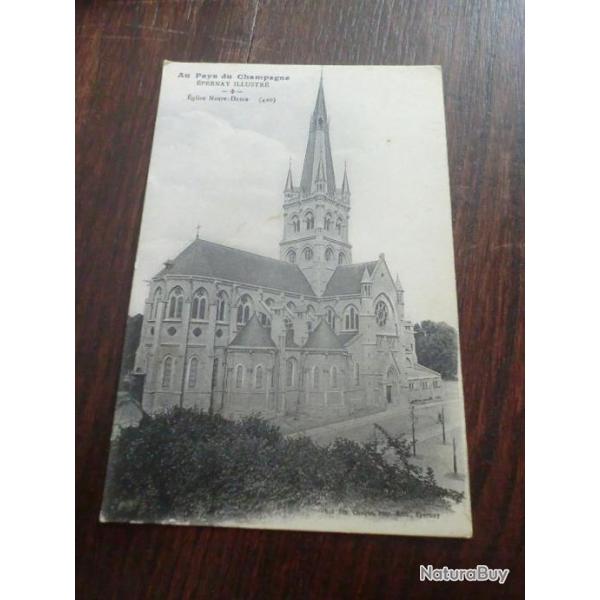 CP  dpt  51  EPERNAY  EGLISE NOTRE DAME