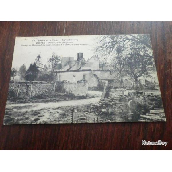 CP  dpt  51  BANNES  ROUTE DE COIZARD