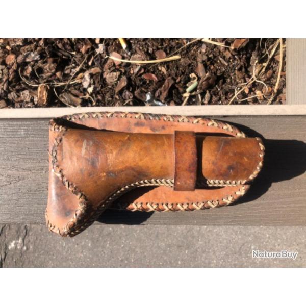 Holster vintage pour revolver western