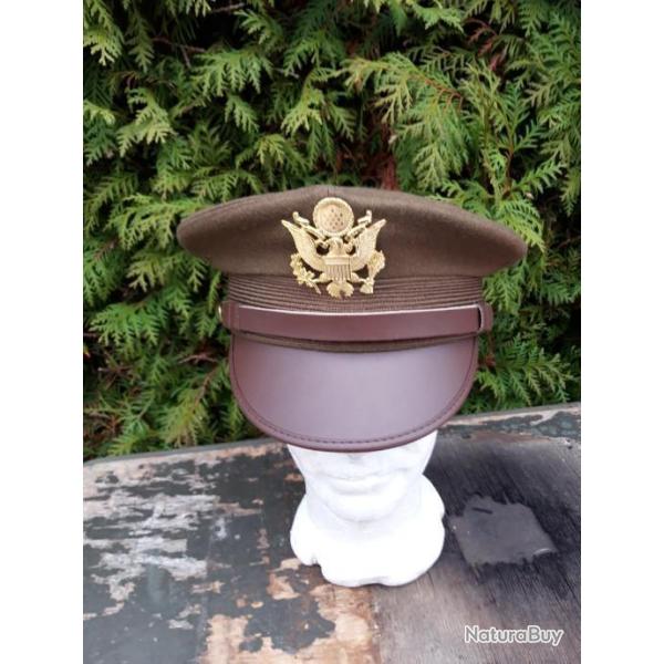 CASQUETTE CHOCOLAT D OFFICIER U.S.