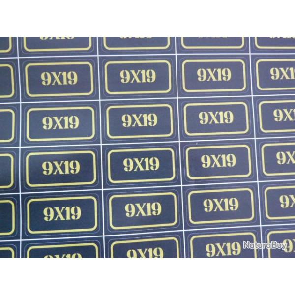 Stickers caisse � munition # 9x19