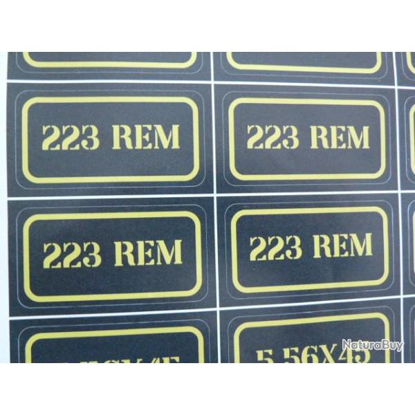 Stickers caisse � munition #223 Rem