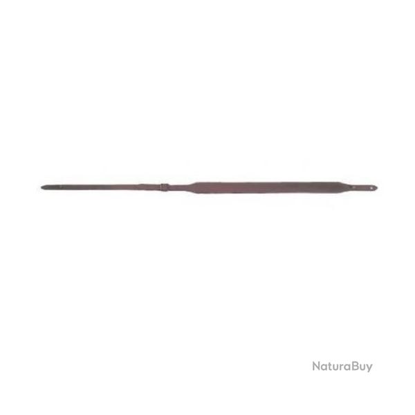 BRETELLE CARABINE SPORFABRIC CUIR MARRON 35MM
