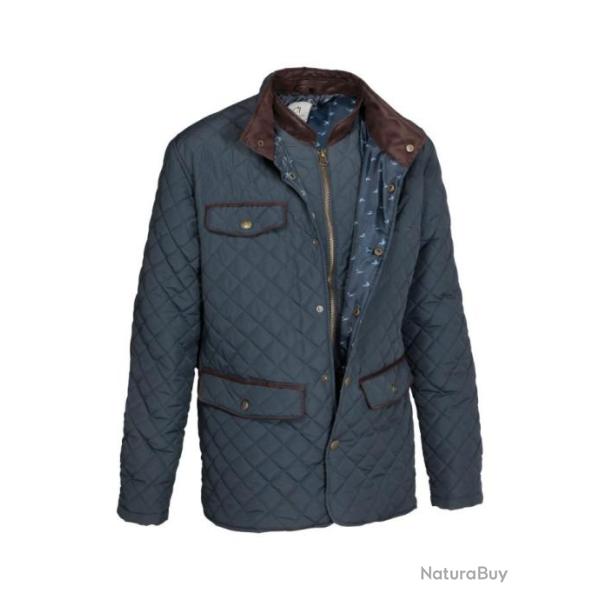 VESTE MATELASS�E CLUB INTERCHASSE BLEUE T2XL