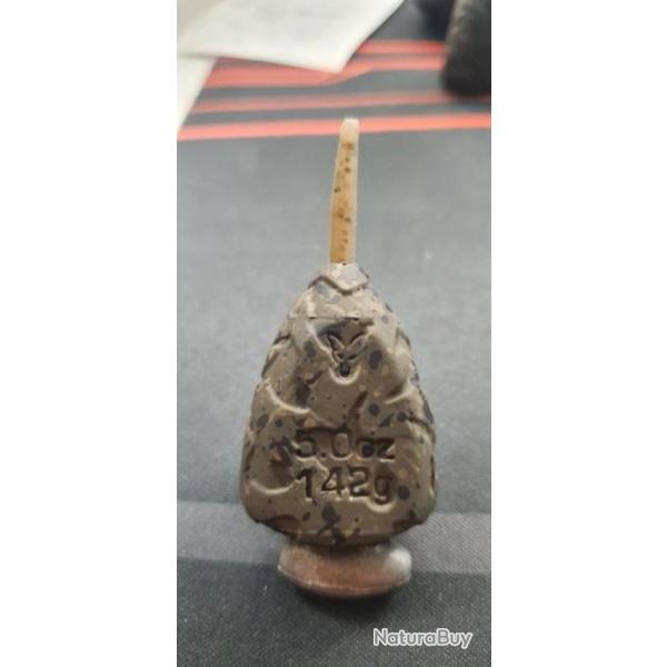 Lot de 10 plomb fox tri pear in line 113g