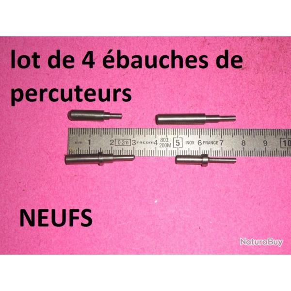 lot de 4 �bauches de percuteurs de fusils - VENDU PAR JEPERCUTE (D22E203)
