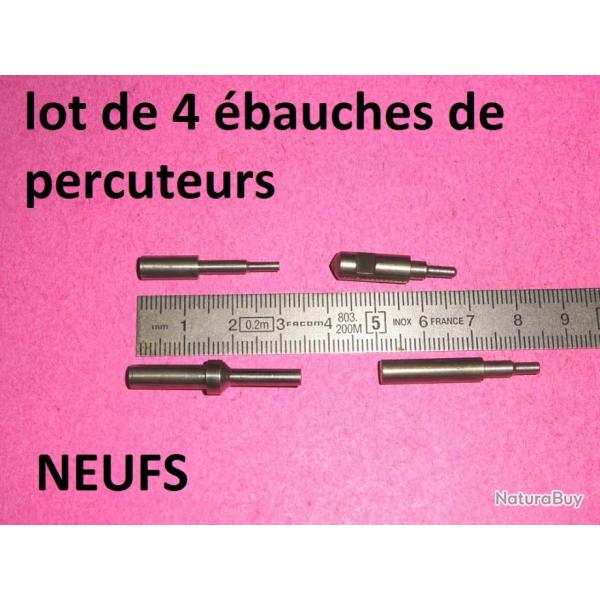 lot de 4 �bauches de percuteurs de fusils - VENDU PAR JEPERCUTE (D22E207)